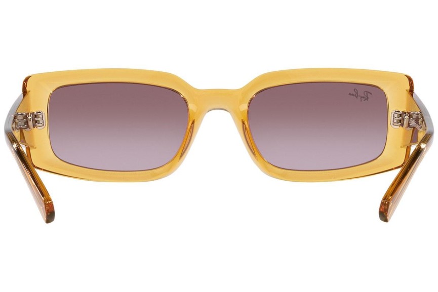 Zonnebril Ray-Ban Kiliane RB4395 66828H Rechthoekige Geel