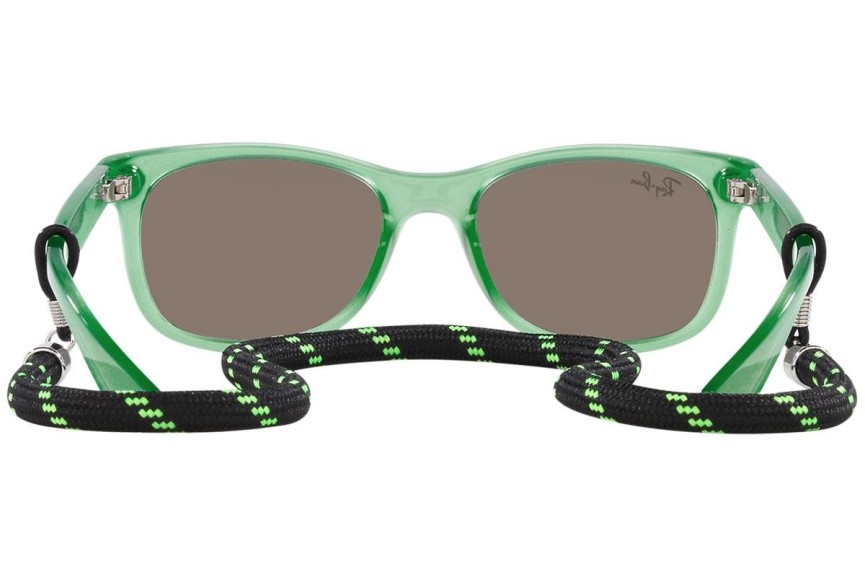 Zonnebril Ray-Ban Junior New Wayfarer Junior RJ9052S 71465A Vierkant Groen