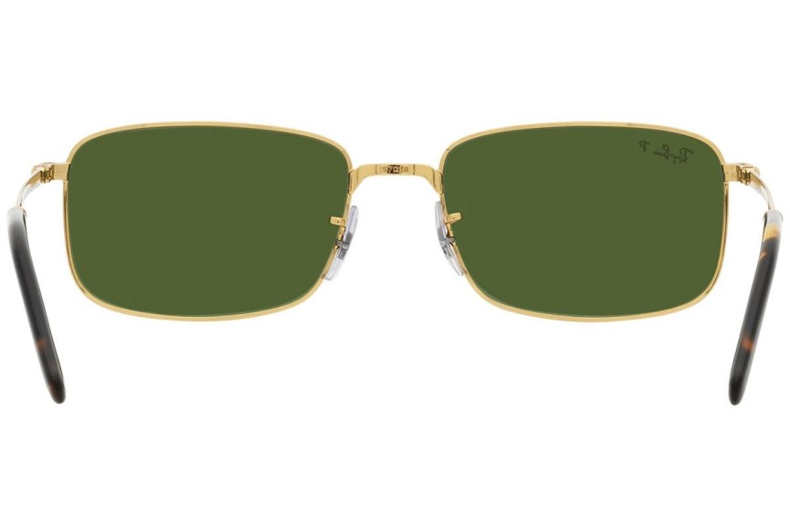 Zonnebril Ray-Ban RB3717 9196P1 Polarized Rechthoekige Goud