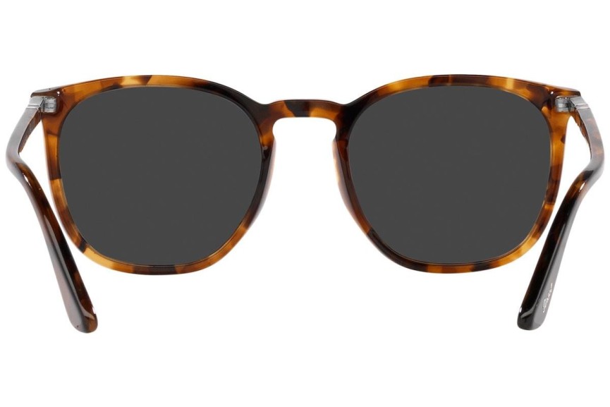 Zonnebril Persol PO3316S 110248 Polarized Vierkant Havana