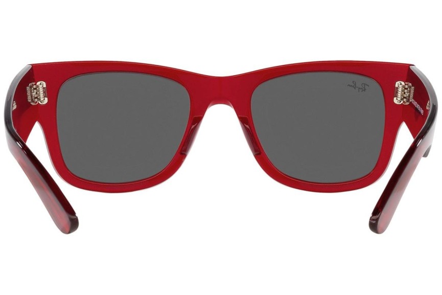 Zonnebril Ray-Ban Mega Wayfarer RB0840S 6679B1 Vierkant Rood