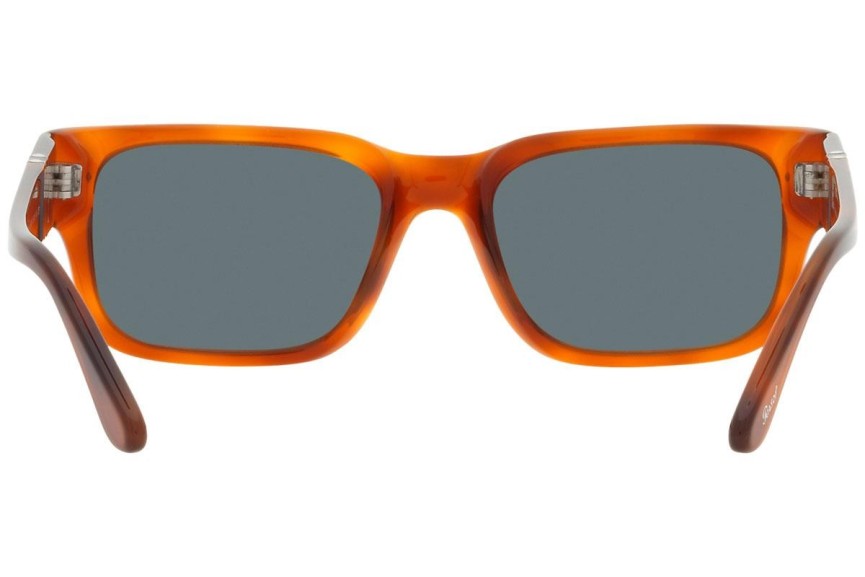 Zonnebril Persol PO3315S 96/3R Polarized Rechthoekige Havana