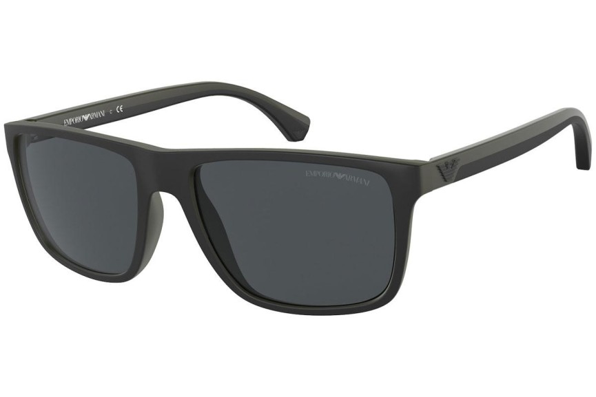 Zonnebril Emporio Armani EA4033 586587 Vierkant Zwart