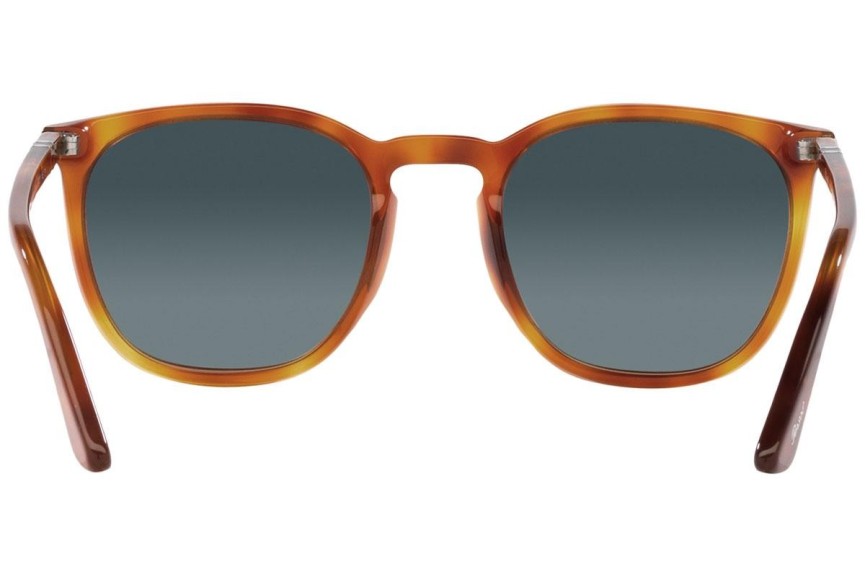 Zonnebril Persol PO3316S 96/S3 Polarized Vierkant Havana