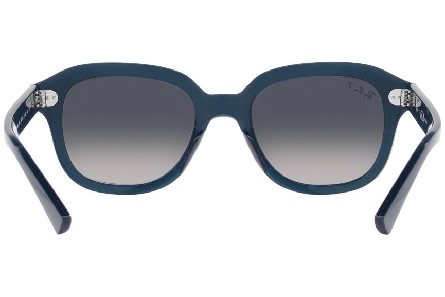 Zonnebril Ray-Ban Erik RB4398 667678 Polarized Vierkant Blauw