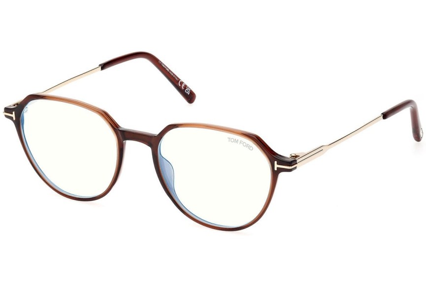 Brillen Tom Ford FT5875-B 048 Ronde Bruin