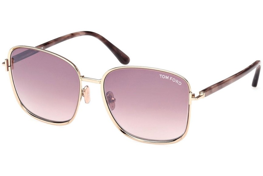 Zonnebril Tom Ford FT1029 28Z Vierkant Goud