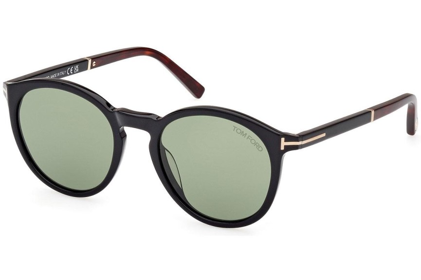 Zonnebril Tom Ford FT1021 01N Ronde Zwart