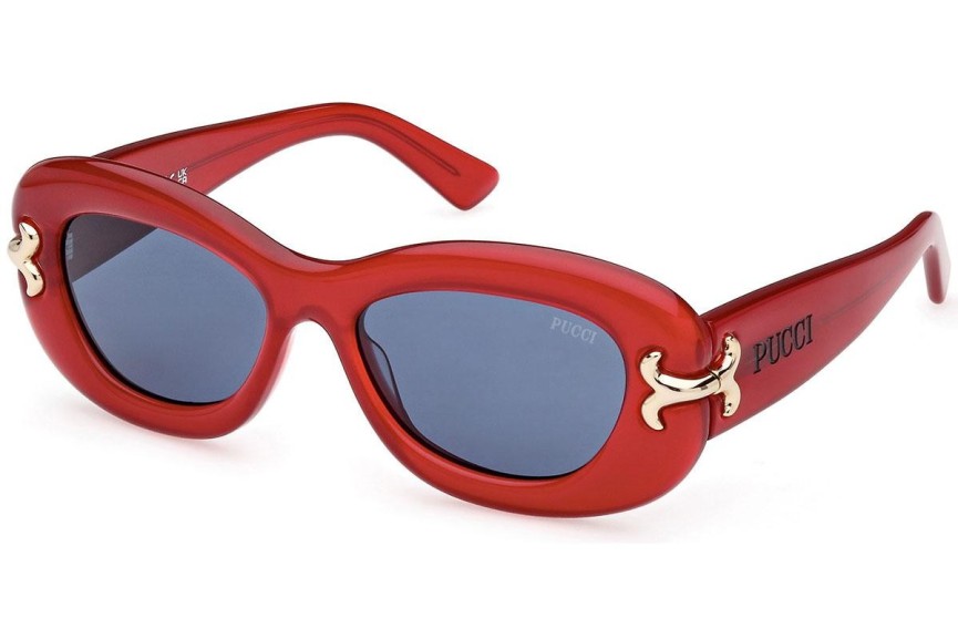 Zonnebril Emilio Pucci EP0210 66V Ovaal Rood