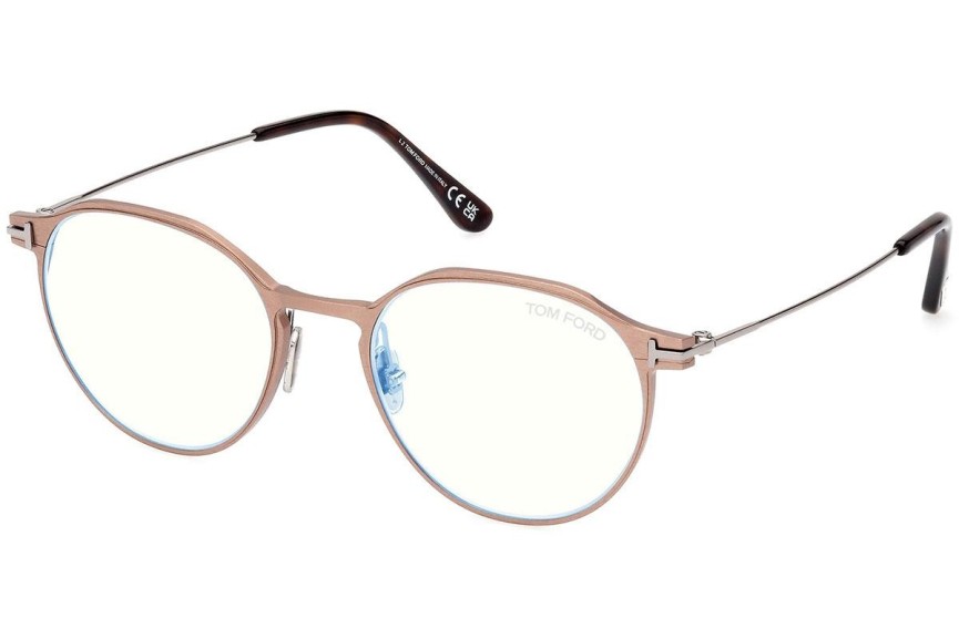 Brillen Tom Ford FT5866-B 035 Ronde Bruin