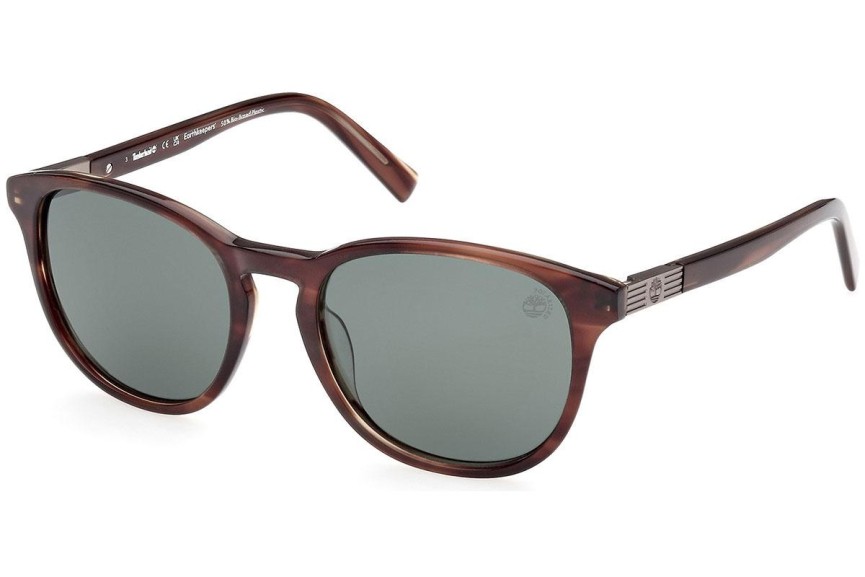 Zonnebril Timberland TB9319 48R Polarized Ronde Bruin