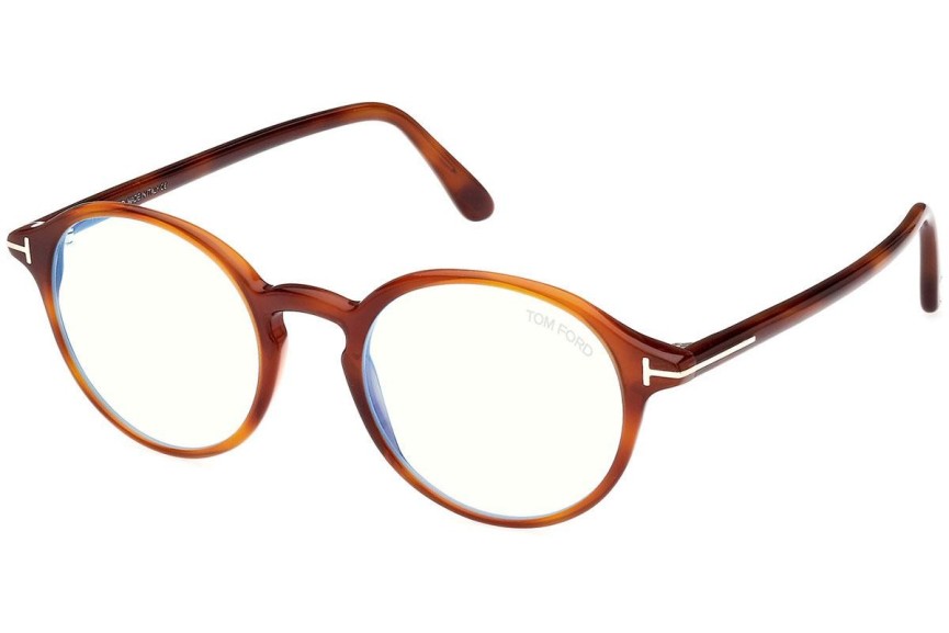 Brillen Tom Ford FT5867-B 053 Ronde Havana