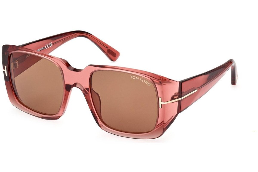 Zonnebril Tom Ford FT1035 72E Vierkant Roze