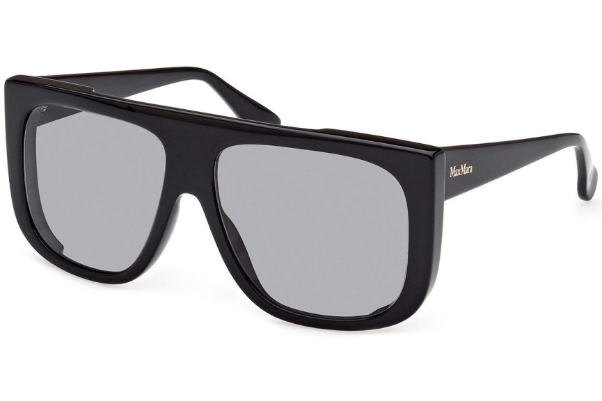 Zonnebril Max Mara MM0073 01A Flat Top Zwart