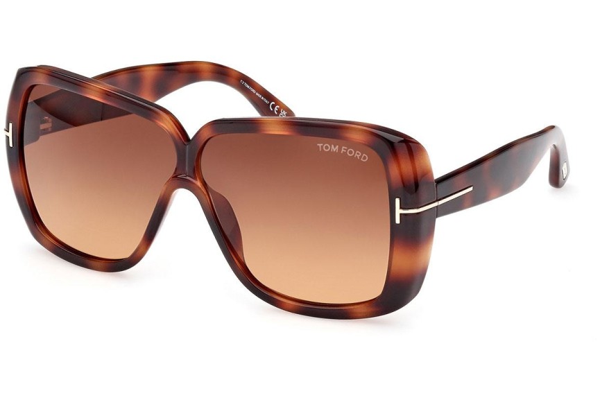 Zonnebril Tom Ford FT1037 52F Oversize Havana