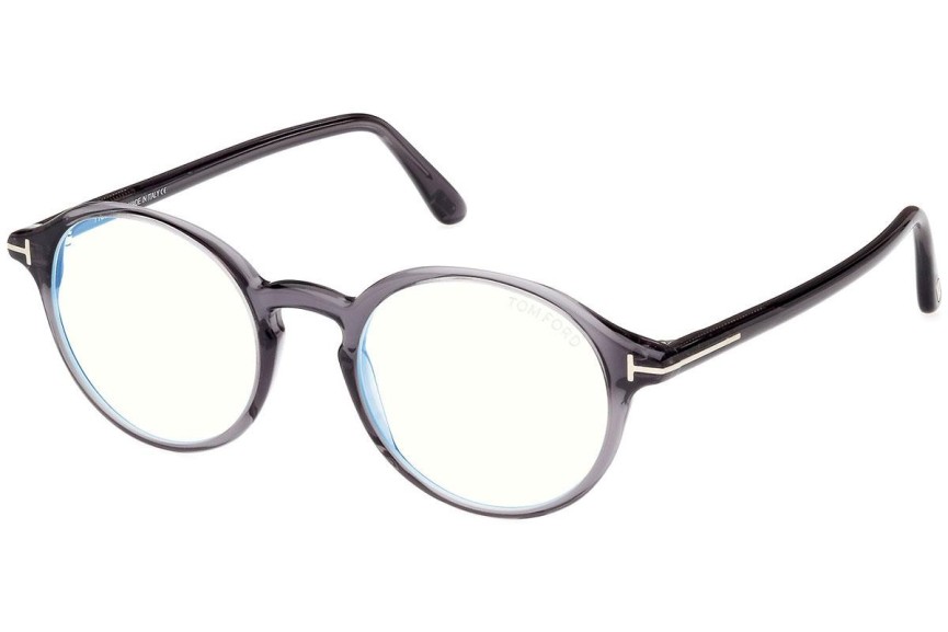 Brillen Tom Ford FT5867-B 020 Ronde Grijs