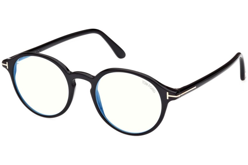 Brillen Tom Ford FT5867-B 001 Ronde Zwart