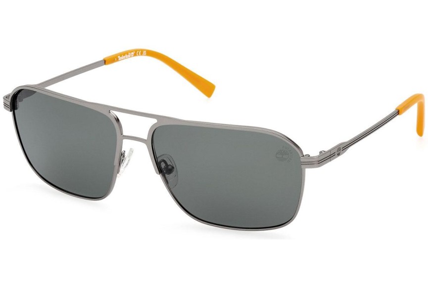 Zonnebril Timberland TB9316 09R Polarized Rechthoekige Zilver