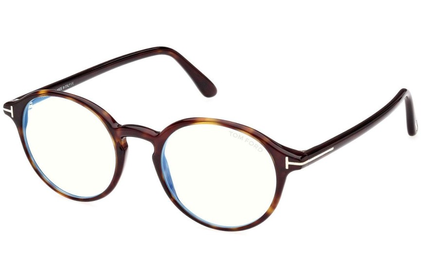 Brillen Tom Ford FT5867-B 052 Ronde Havana