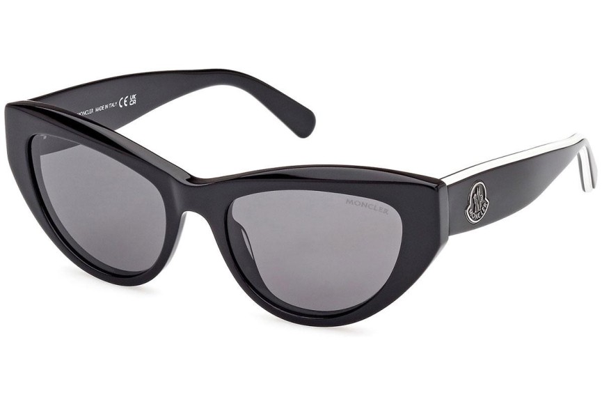 Zonnebril Moncler ML0258 01A Cat Eye Zwart