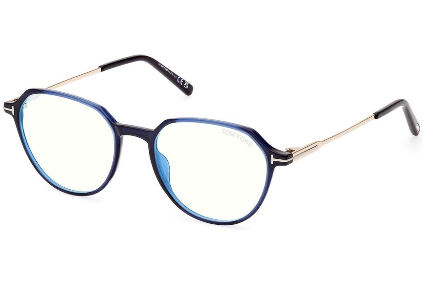 Brillen Tom Ford FT5875-B 090 Ronde Zwart