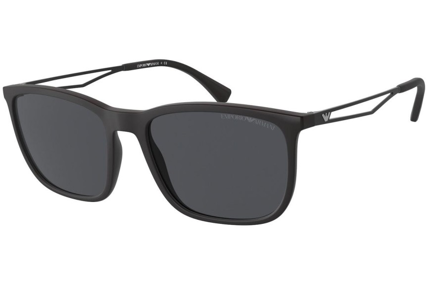 Zonnebril Emporio Armani EA4154 500187 Vierkant Zwart