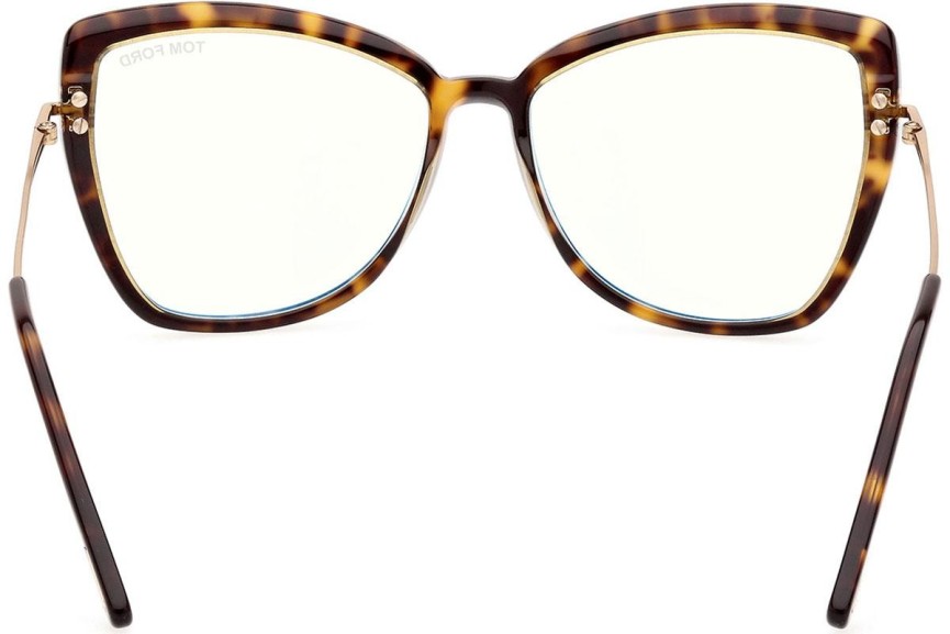 Brillen Tom Ford FT5882-B 056 Cat Eye Havana