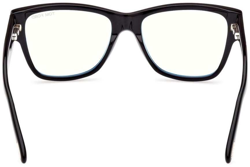 Brillen Tom Ford FT5878-B 001 Vierkant Zwart