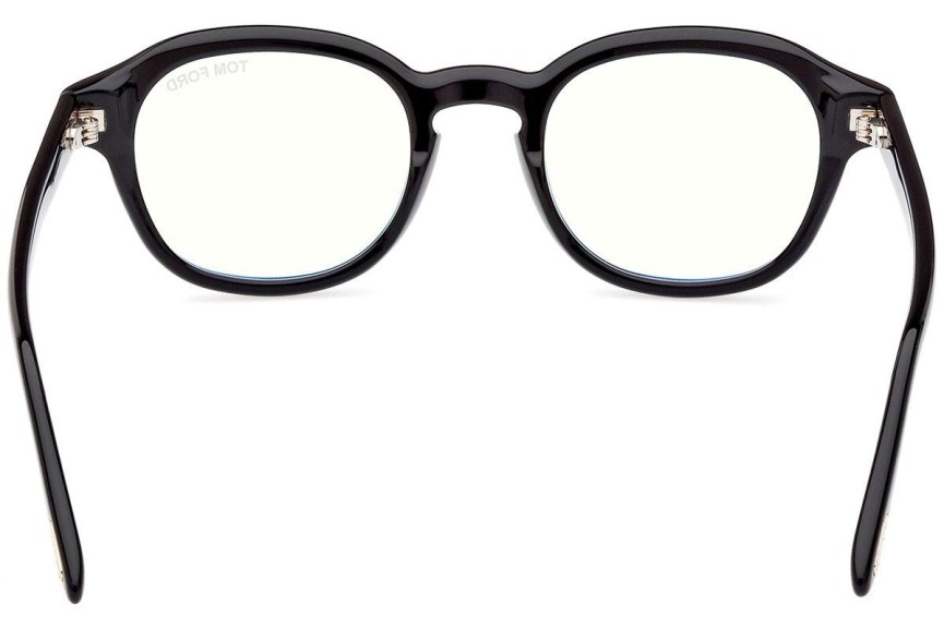 Brillen Tom Ford FT5871-B 001 Ronde Zwart