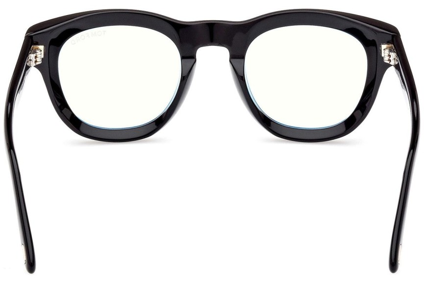 Brillen Tom Ford FT5873-B 001 Ronde Zwart