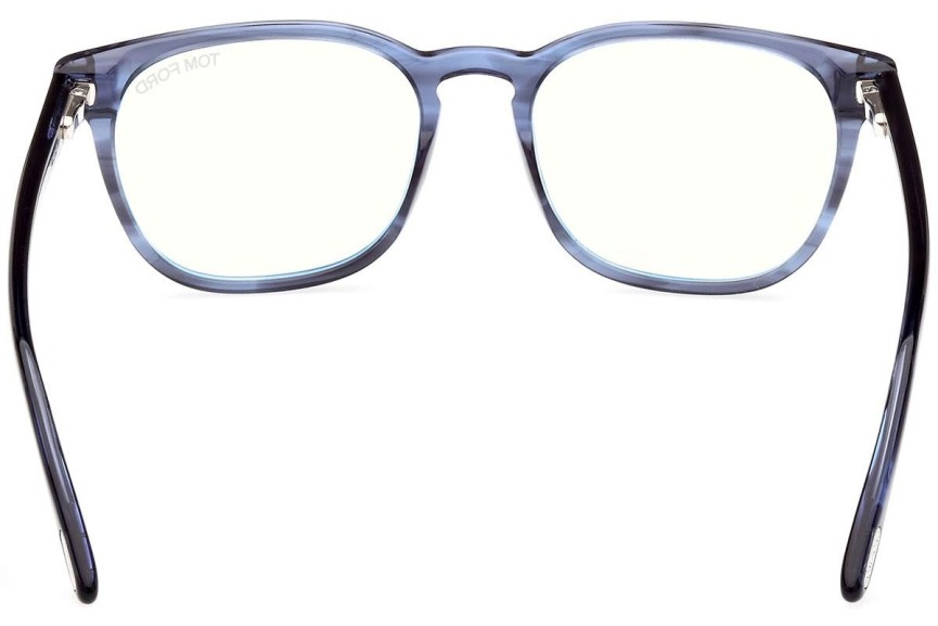 Brillen Tom Ford FT5868-B 092 Vierkant Blauw