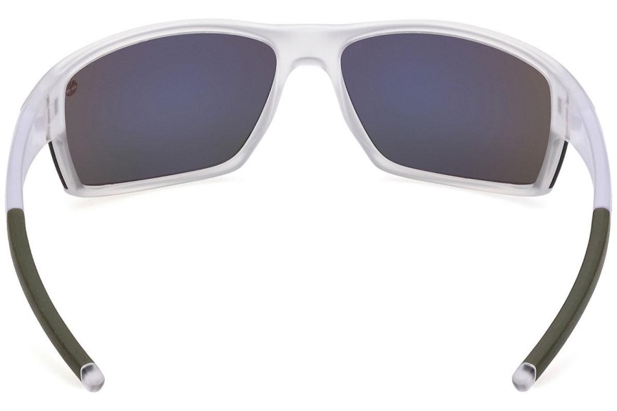 Zonnebril Timberland TB9308 26R Polarized Rechthoekige Wit