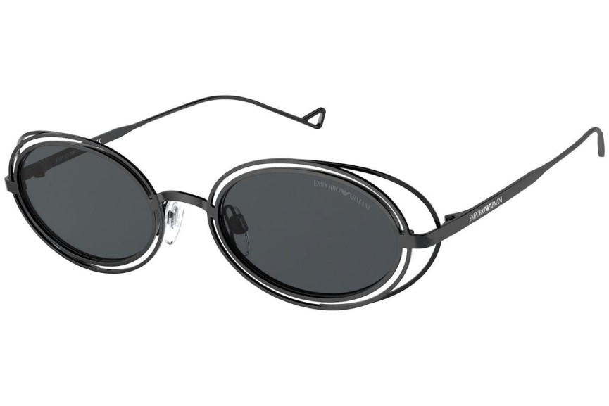 Zonnebril Emporio Armani EA2118 300187 Ovaal Zwart