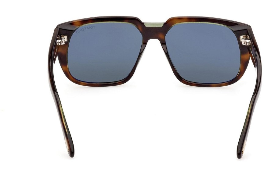 Zonnebril Tom Ford FT1025 56N Vierkant Havana