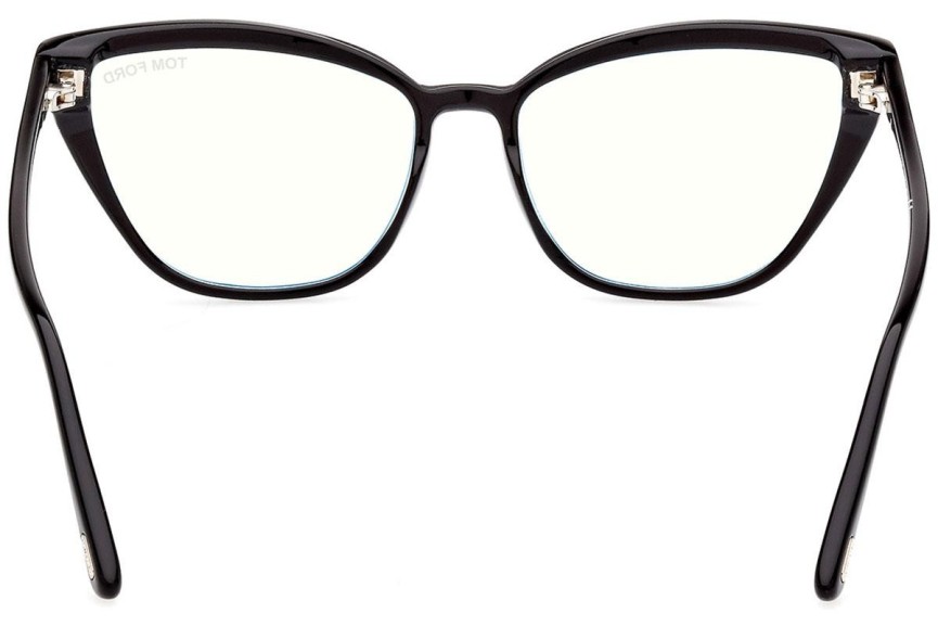 Brillen Tom Ford FT5825-B 001 Cat Eye Zwart