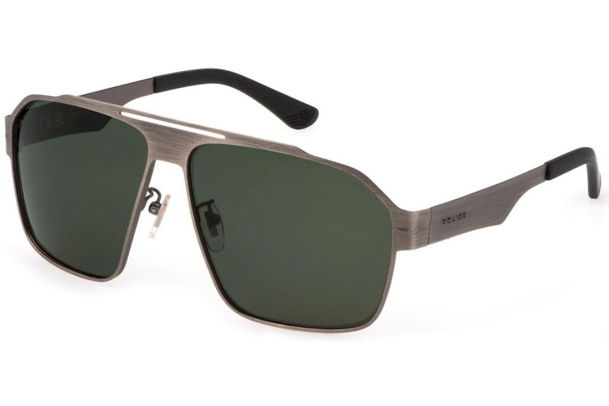 Zonnebril Police Summit 1 SPLL08 I47P Polarized Vierkant Bruin