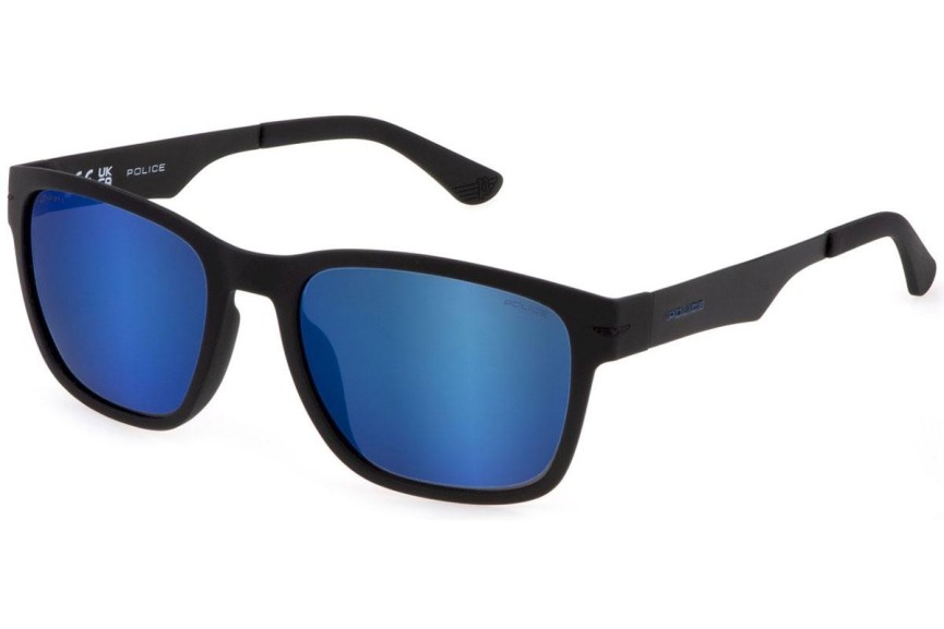 Zonnebril Police Summit 2 SPLL09E U28P Polarized Vierkant Zwart