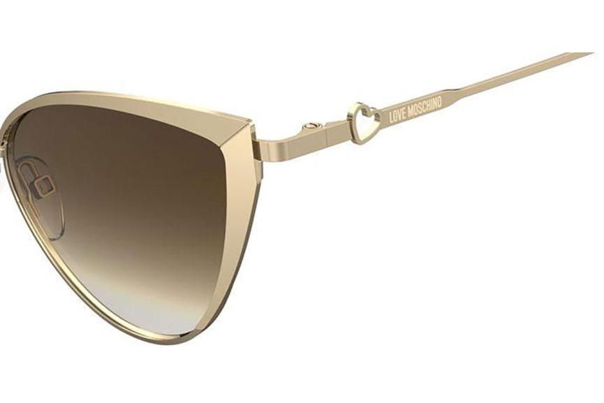 Zonnebril Love Moschino MOL061/S J5G/HA Cat Eye Goud