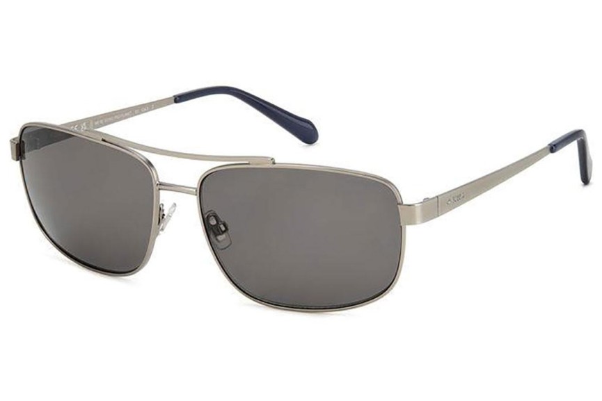 Zonnebril Fossil FOS2130/G/S R81/M9 Polarized Rechthoekige Zilver