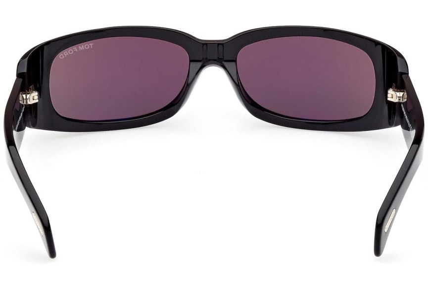 Zonnebril Tom Ford Corey FT1064 01A Rechthoekige Zwart