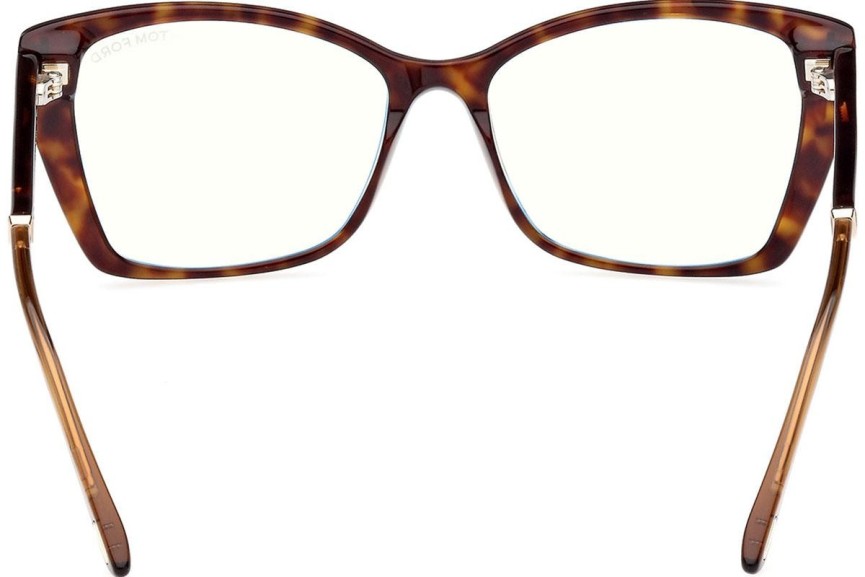 Brillen Tom Ford FT5893-B 052 Cat Eye Havana