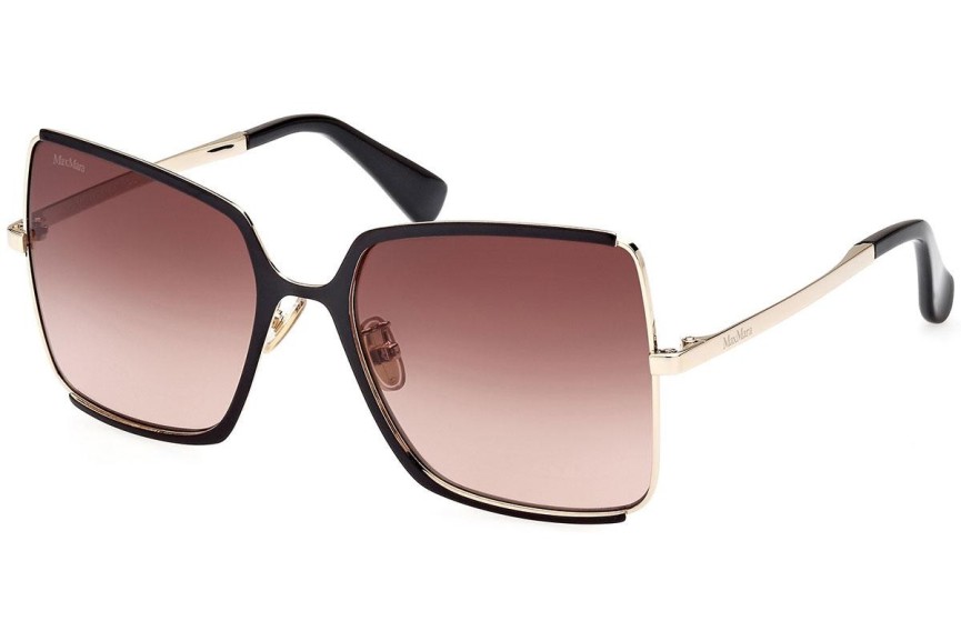 Zonnebril Max Mara Weho MM0070-H 32F Vierkant Zwart