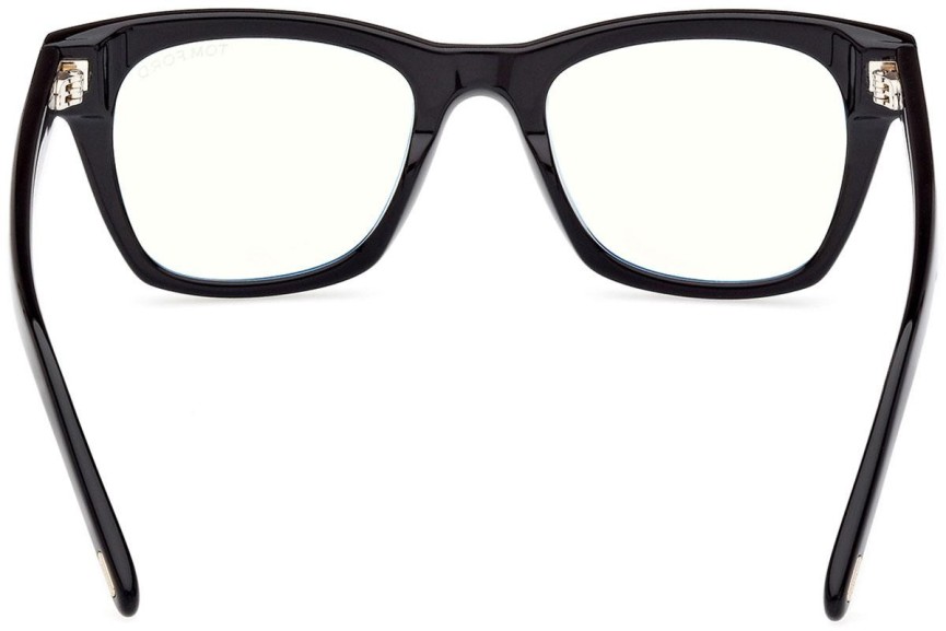 Brillen Tom Ford FT5886-B 001 Vierkant Zwart