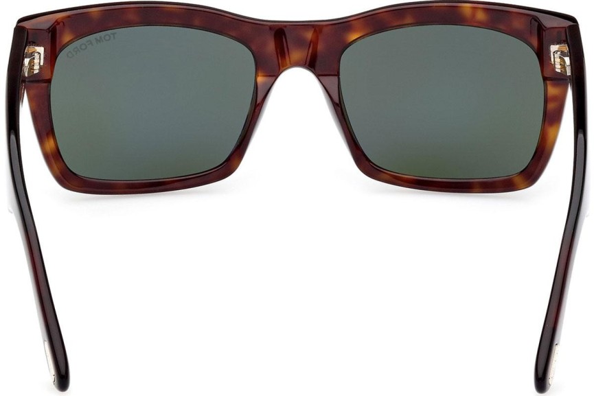 Zonnebril Tom Ford Nico 2 FT1062 52N Vierkant Havana