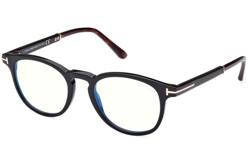 Brillen Tom Ford FT5891-B 005 Ronde Zwart