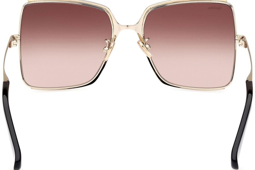 Zonnebril Max Mara Weho MM0070-H 32F Vierkant Zwart