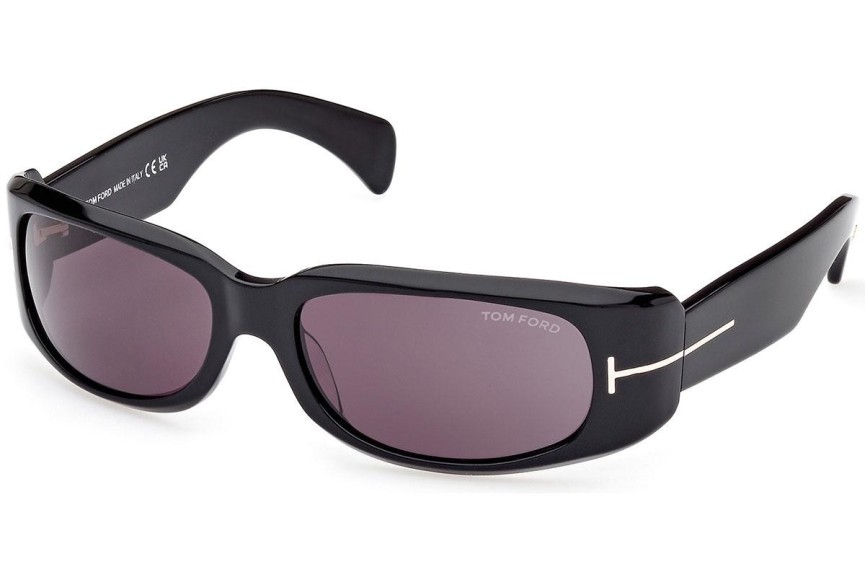 Zonnebril Tom Ford Corey FT1064 01A Rechthoekige Zwart