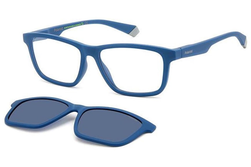 Brillen Polaroid PLD2147/CS FLL/C3 Polarized Rechthoekige Blauw