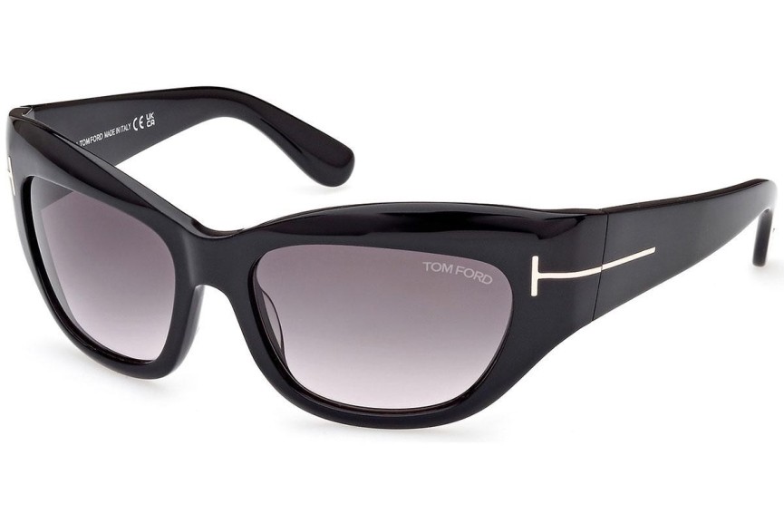 Zonnebril Tom Ford Brianna FT1065 01B Cat Eye Zwart