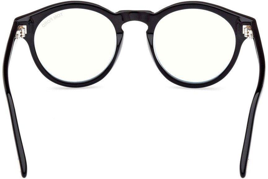 Brillen Tom Ford FT5887-B 001 Ronde Zwart